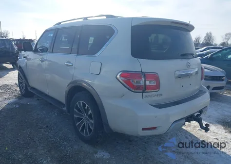 2017 Nissan Armada Sl from USA, damaged, VIN JN8AY2NC5H9509315
